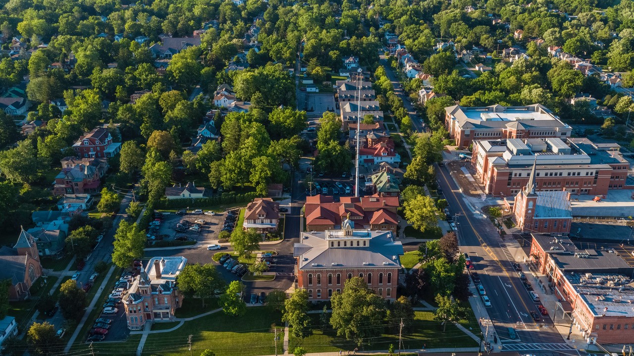 County campus from south