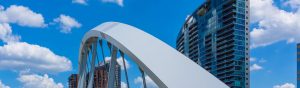 Columbus Ohio bridge downtown