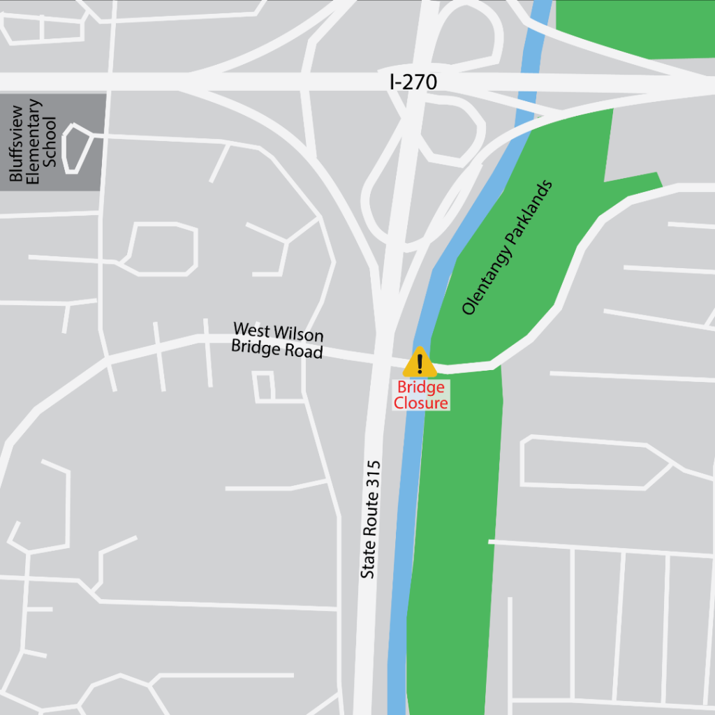 Worthington Bridge Closure