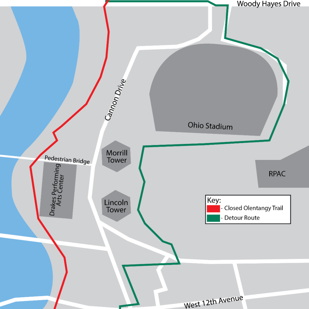OSU Olentangy Trail Closure